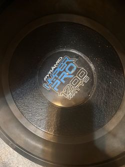 Pyramid Hyper Pro 1200W Car Subwoofer in Ported Box – 25” Tall