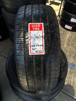 1 Firestone Used Tire 235/45/18