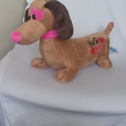 Weiner Dog Valentines Plush 