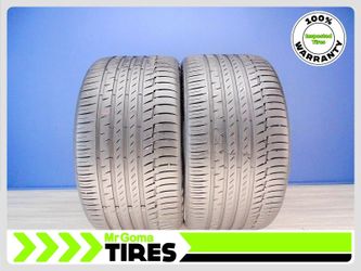 2 CONTINENTAL PREMIUMCONTACT 6 XL 315/30R22 USED TIRES 7.4/32 TREAD 107Y 3153022