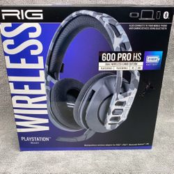 RIG 600 PRO HS Dual Wireless Gaming Headset with Bluetooth for PlayStation, Nintendo Switch and PC - Arctic Camo