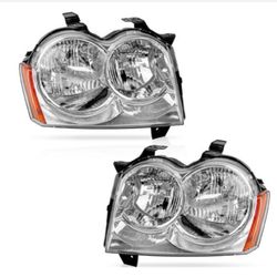 RH Headlight Assembly Set - 2005-2007 Jeep Grand Cherokee -