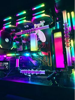 Gaming PC — Ryzen 9 5900X / Radeon 6900 XT / 32GB DDR4 / 2TB SSD / Custom Liquid Cooling Loop