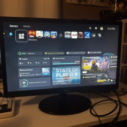 LG 24 Inch LED Monitor 1080p with Power adapter