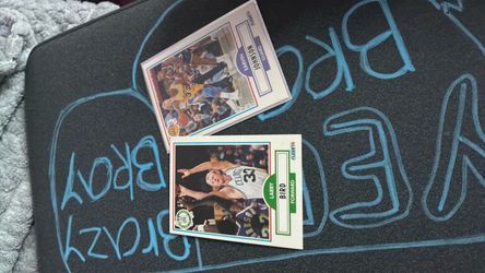 Fleer 90 Larry Bird & Magic Johnson Basketball Cards