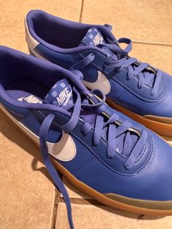 Nike Blue Low-Top Sneakers with Gum Sole