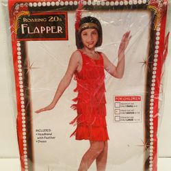 Kids Flapper Costume Size 8-10