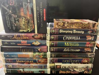 Vintage VHS Disney Movies 