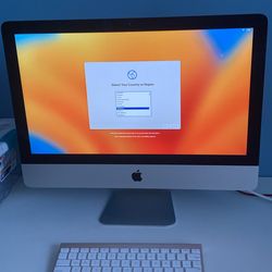 iMac 21.5” 2017 – 250GB SSD – good condition- apple keyboard/NO MOUSE