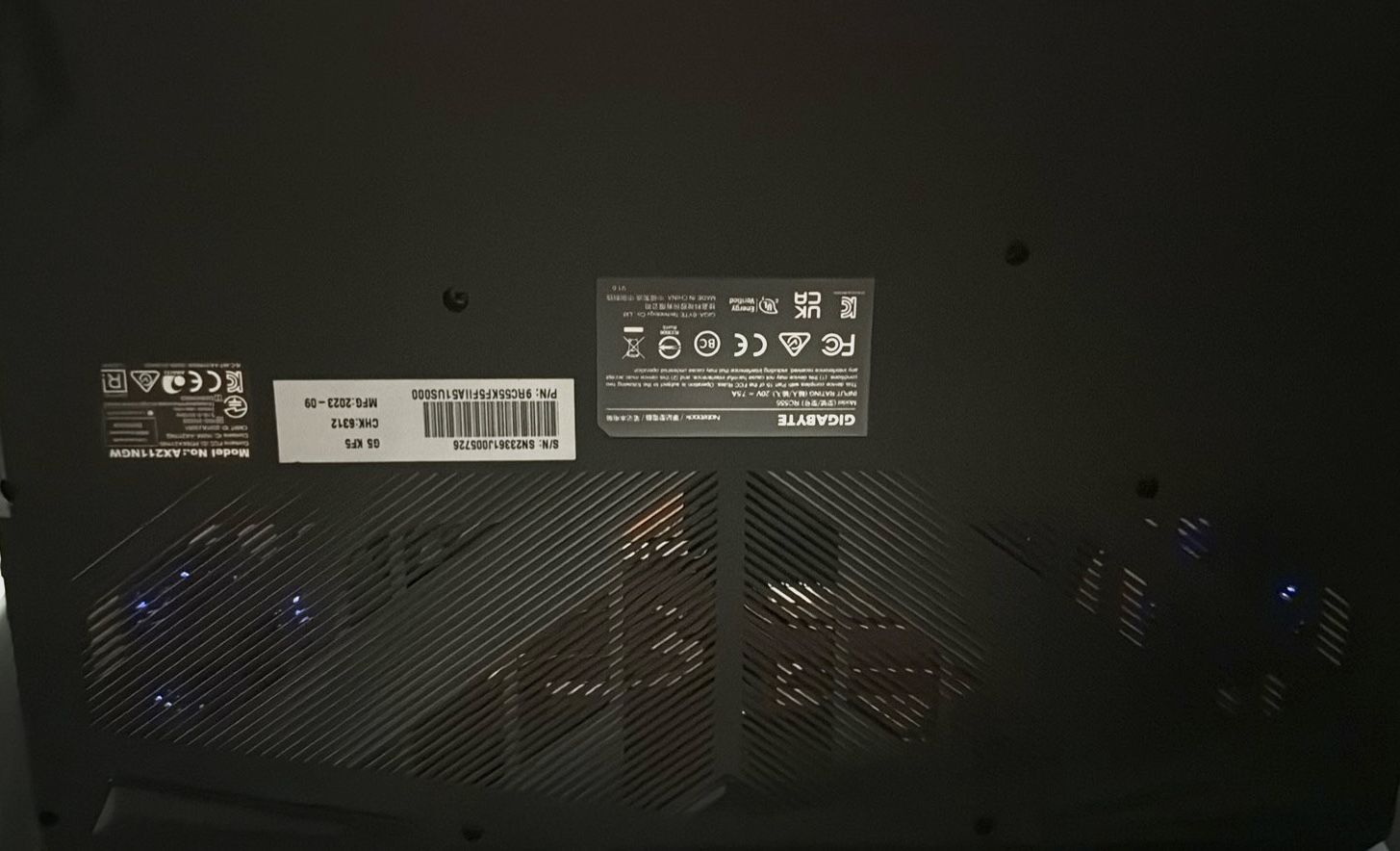 Gigabyte Gaming Laptop 