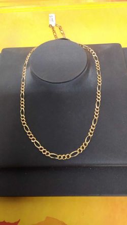 Figaro Chain - Yellow Gold 14k (.585) 11.6 grams 22 inch