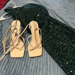 Vestido Verde Esmeralda  $100