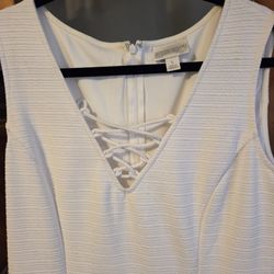 White Fancy Dress, Beautiful Design. 