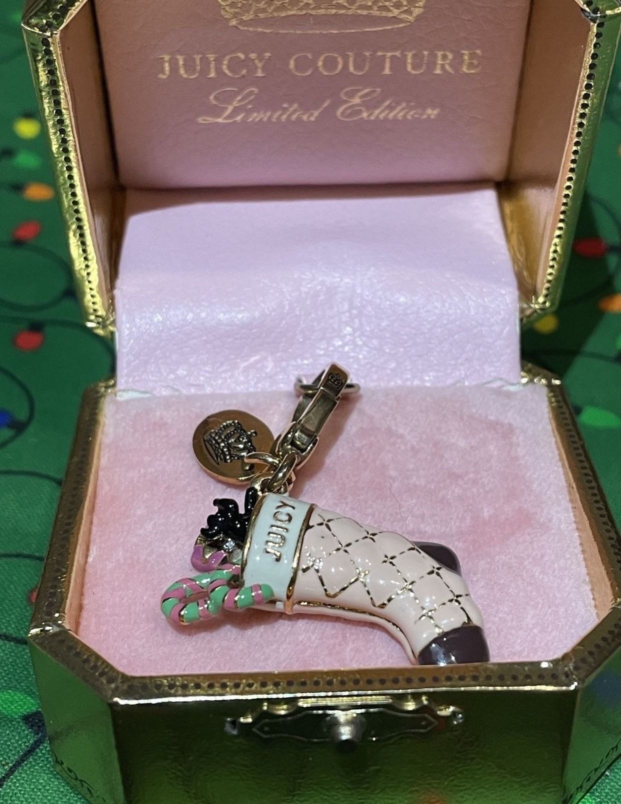 Juicy Couture RARE Christmas Stocking Charm