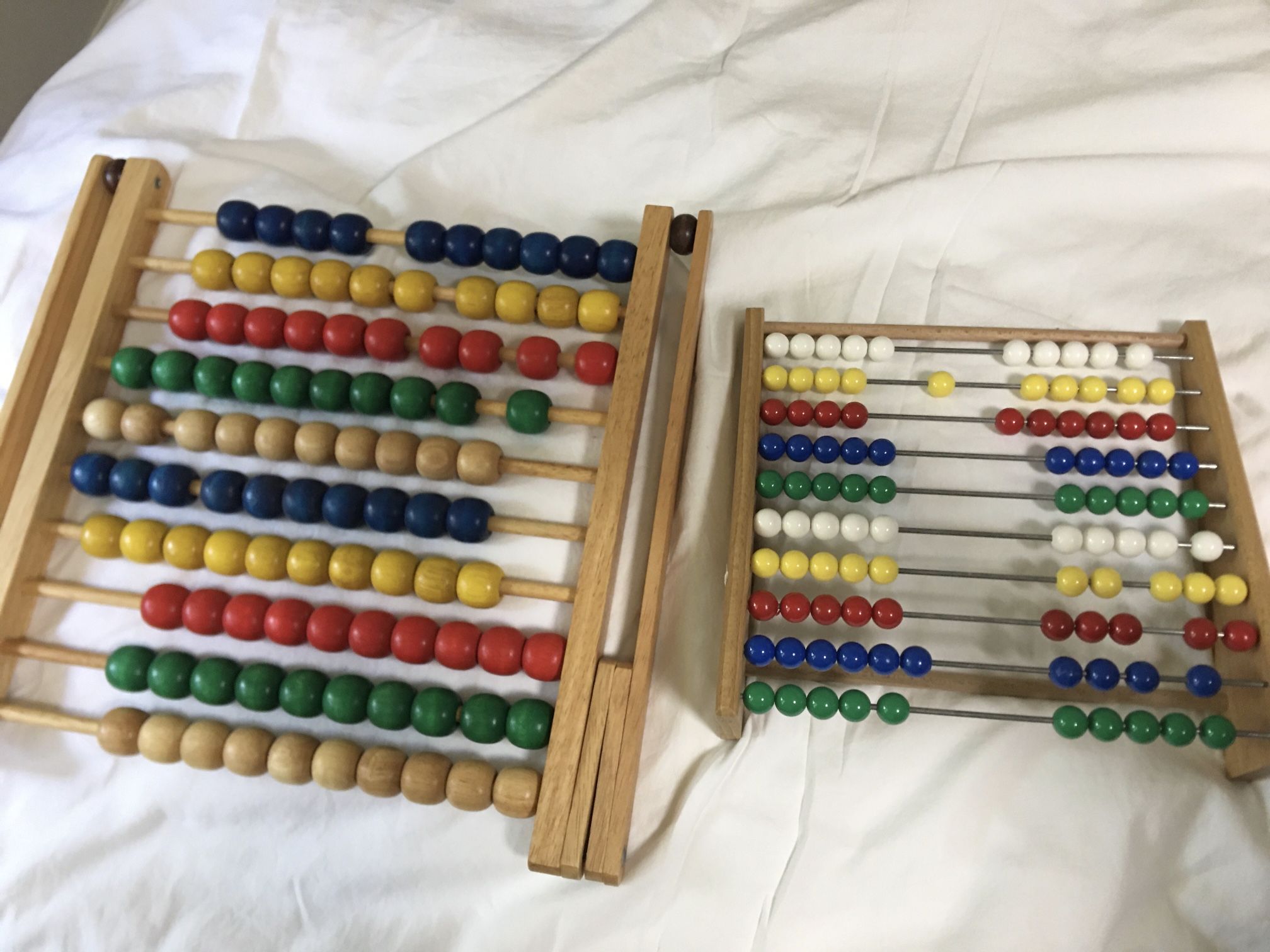 Set Of 2 Educational IKEA Wooden Abacus