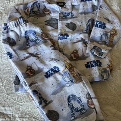 Pottery barn kids Star Wars pajamas set size 3T