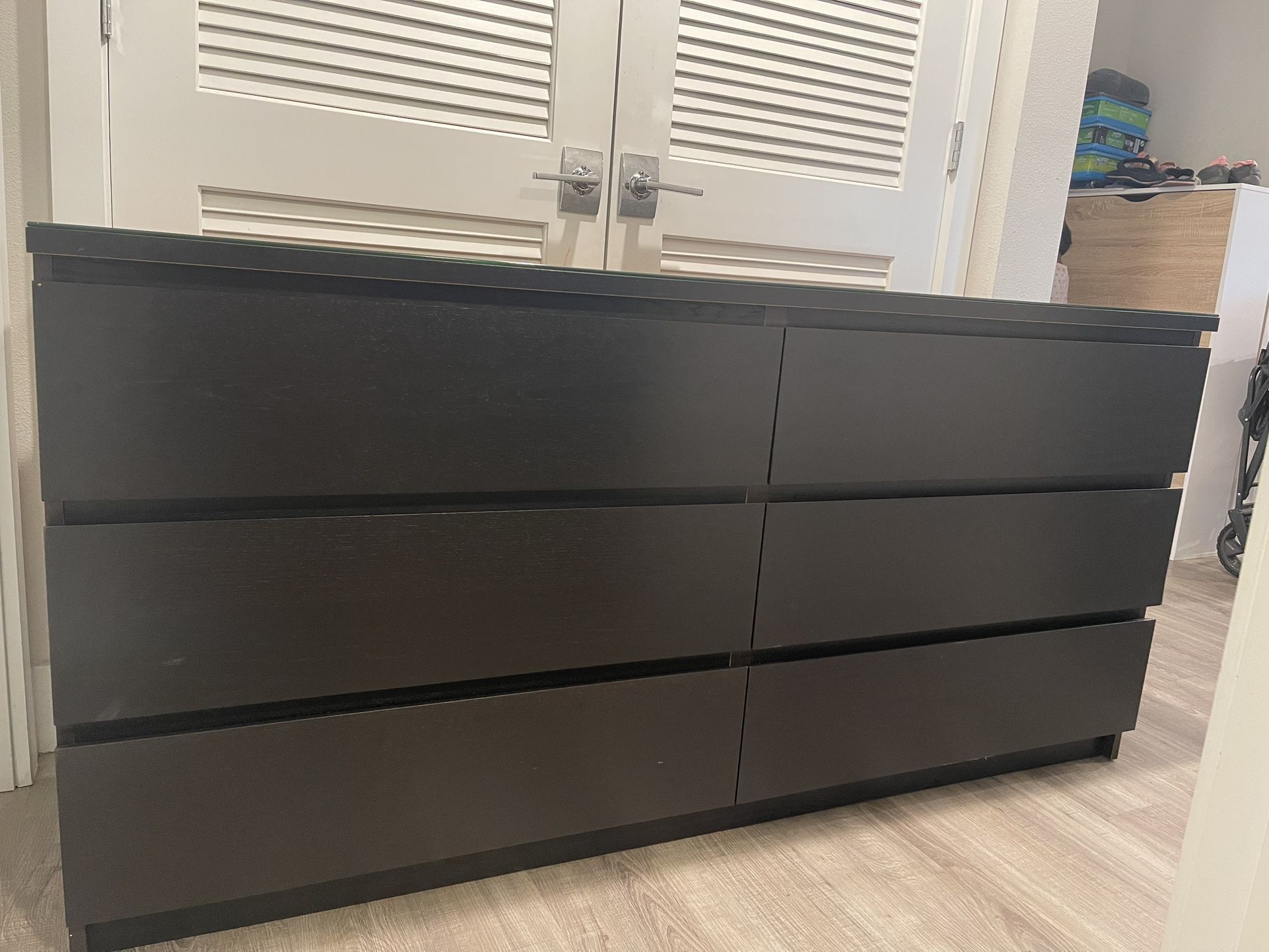 IKEA Malm 6 Drawer Dresser Or TV Cabinet