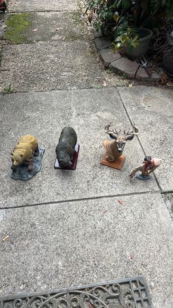 Statues $10 each or $35 for all