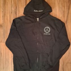 ROUND TWO Mercedes Benz Hoodie Black Sweatshirt XL