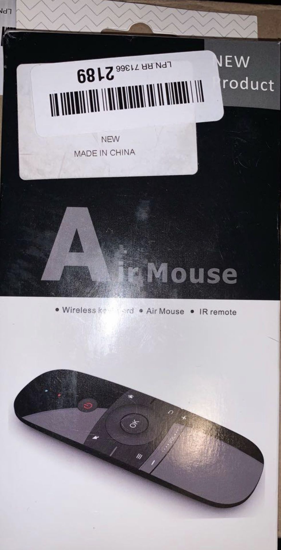 Air Remote Mouse, Wireless Keyboard Fly Mouse 2.4GHz Connection