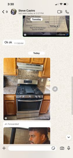 Stove gas oven