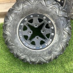Side By Side Rim And Tire