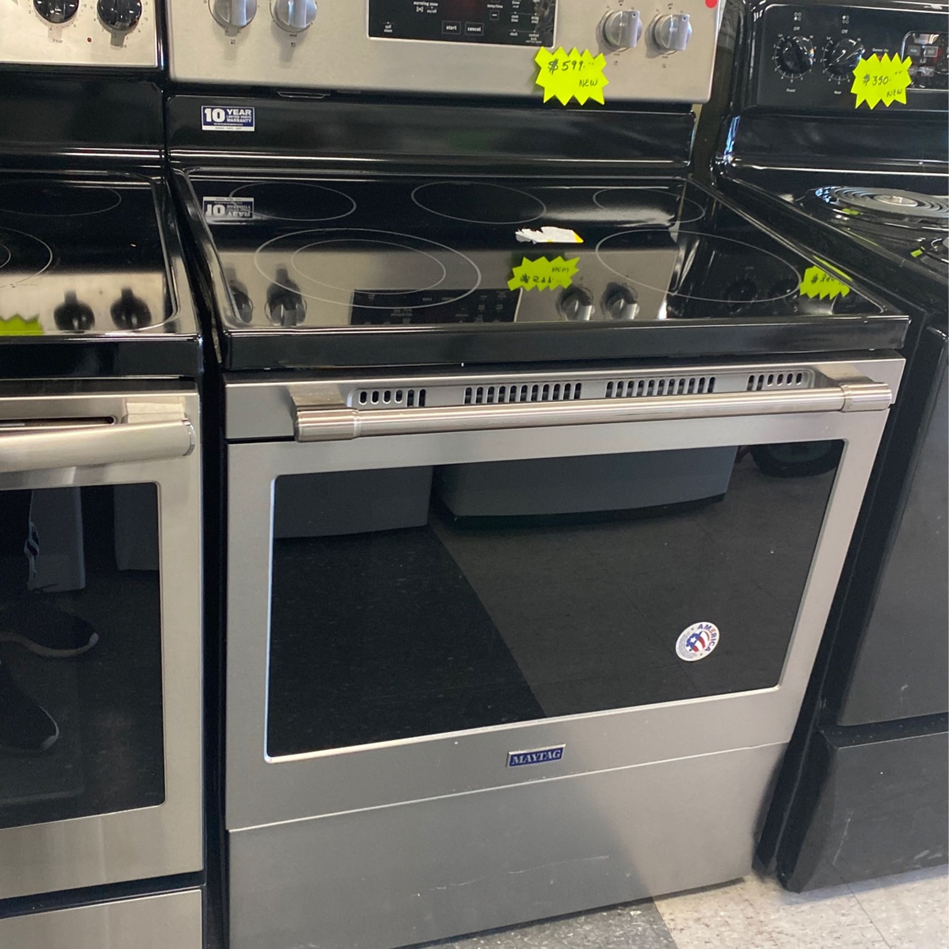 Brand New Maytag Glass Top Range