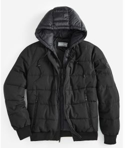 Michael Kors Men’s Hooded Bomber Jacket