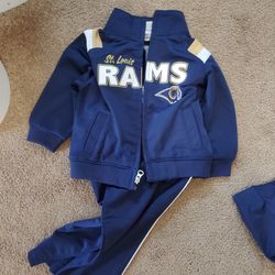 Nfl Rams Track Suit 18 Months 