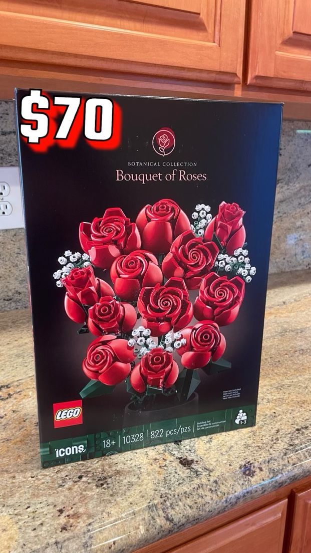 Bouquet Of Roses Lego Set