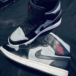 Nike Air Jordan 1 Mid Shadow Red Size 8 In Men’s