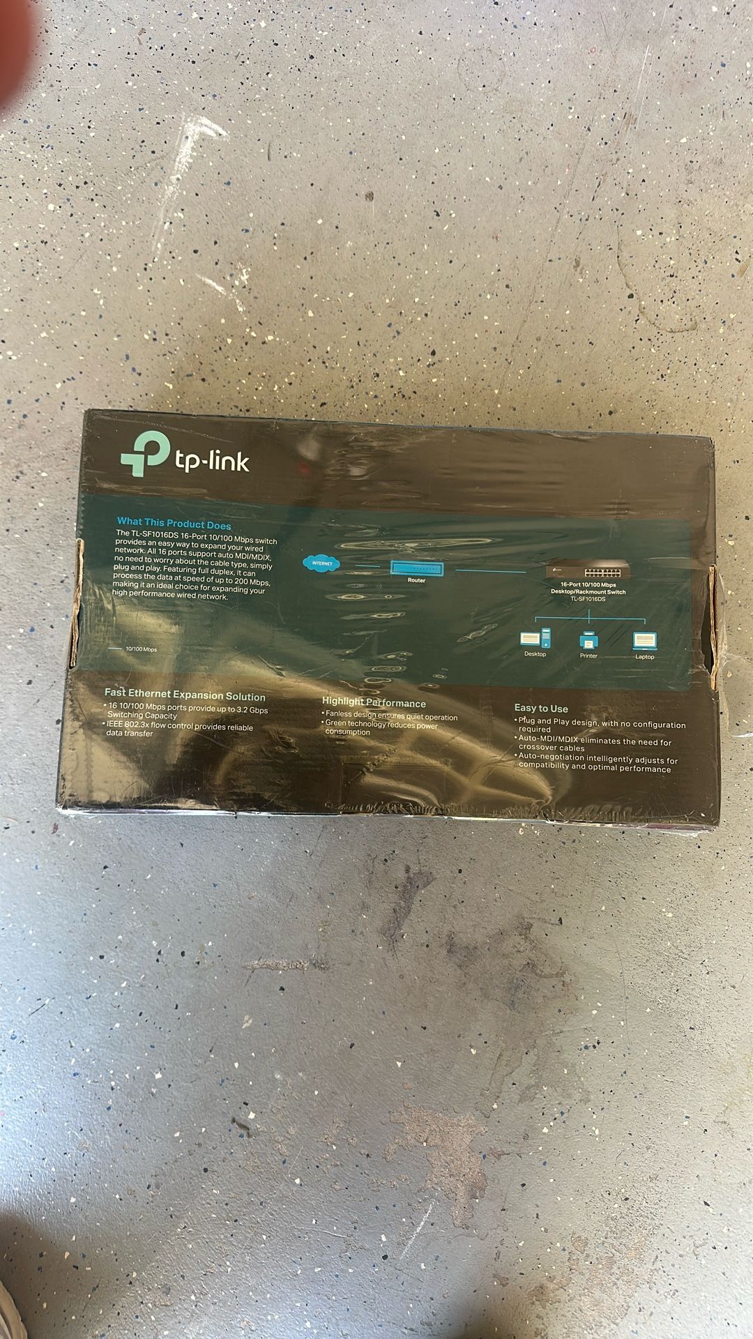 TP Link 16 Port Desktop/rackmount Switch