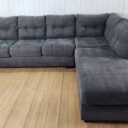 Ashley Gray Modern L Shape Sectional Comfortable & Clean