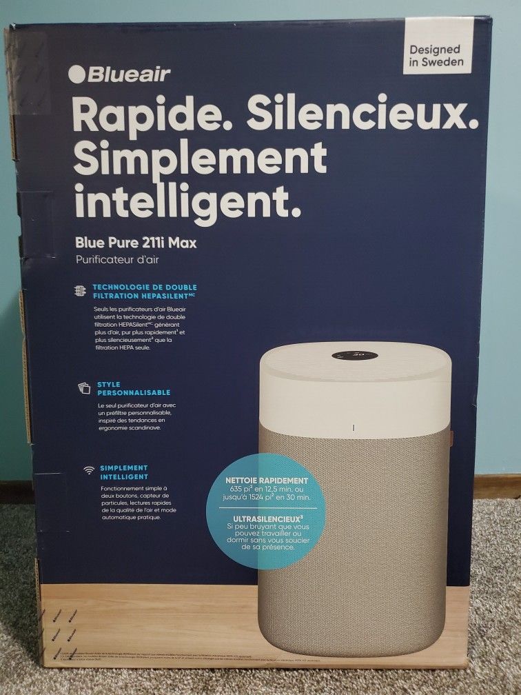 BlueAir Blue Pure 211i Max Air Purifiers for Extra Large Rooms