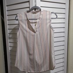 Timeson Geometric Design Tank Top Size Small