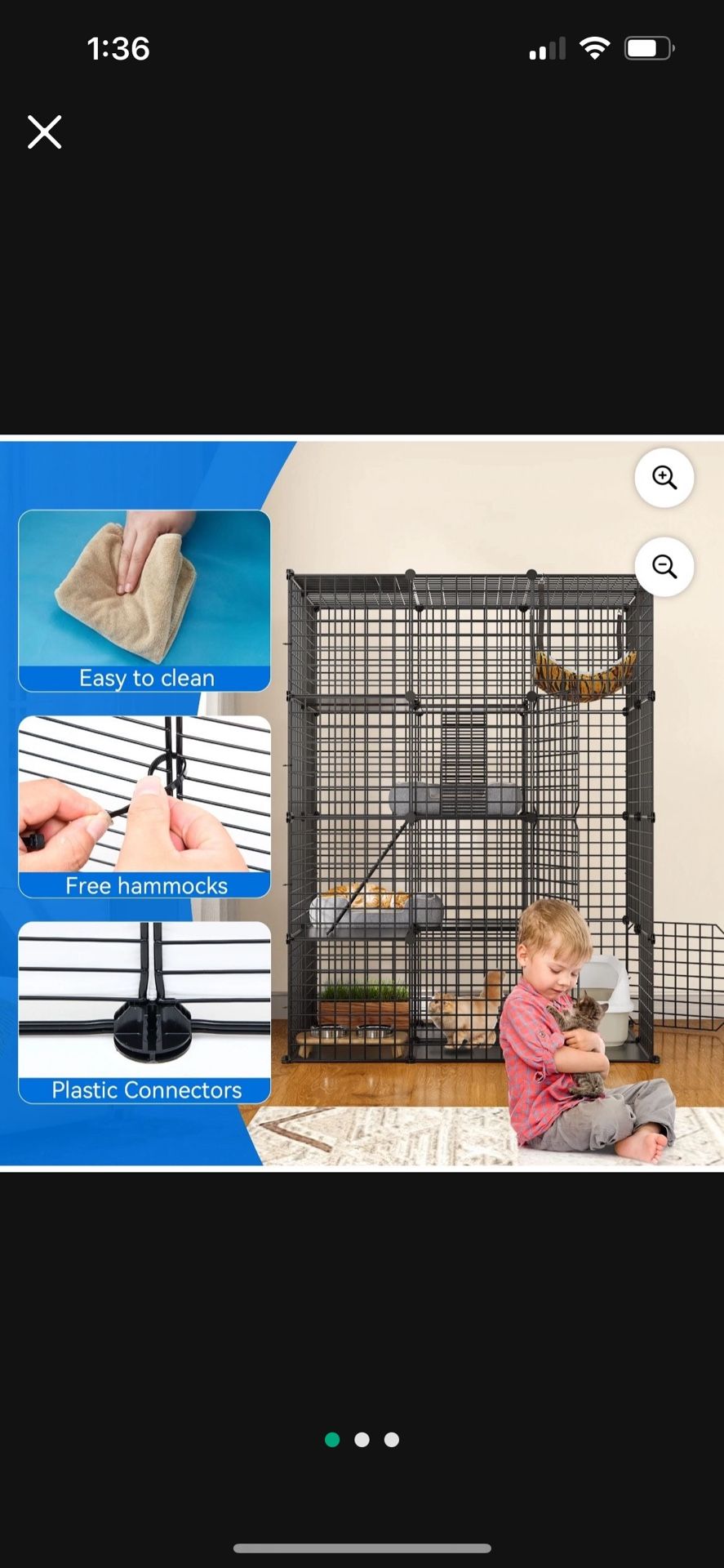 Cat, Dog , Ferret, Bird, Squirrel Or Any Animal Crate Pet Carrier