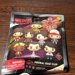 Stranger Things Figural 3D Foam Bag Clip Series 1 - Blind Bag Packs Figures