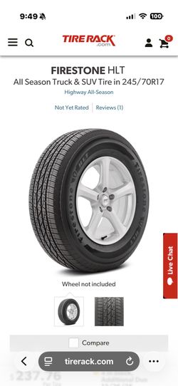 Firestone HLT 245/70r17 Semi Used SET OF 4 Used