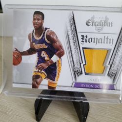 Lakers Byron Scott Jersey Card