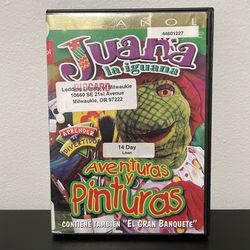 Juana La Iguana Aventuras y Pinturas DVD 2003 Spanish Espanol Kids NTSC Region 1