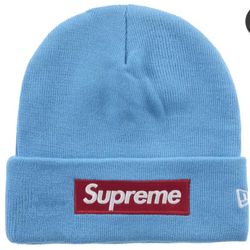 Supreme Knit Hat Beanie Baby Blue Red