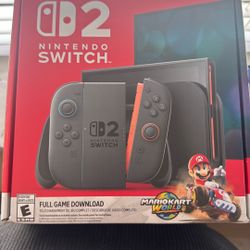 Nintendo Switch 2 With Mario Cart BRAND New Sealed