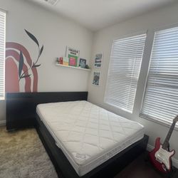 Full Size Bed Set With Night Stand 