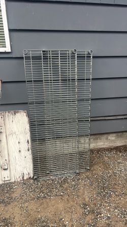Metal shelves for trinity racks from Costco
