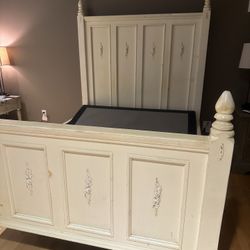 Queen French Provençal Style Bed Frame 