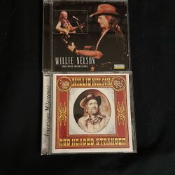 Willie Nelson CDs Building Heartaches And Red Headed Stranger 
