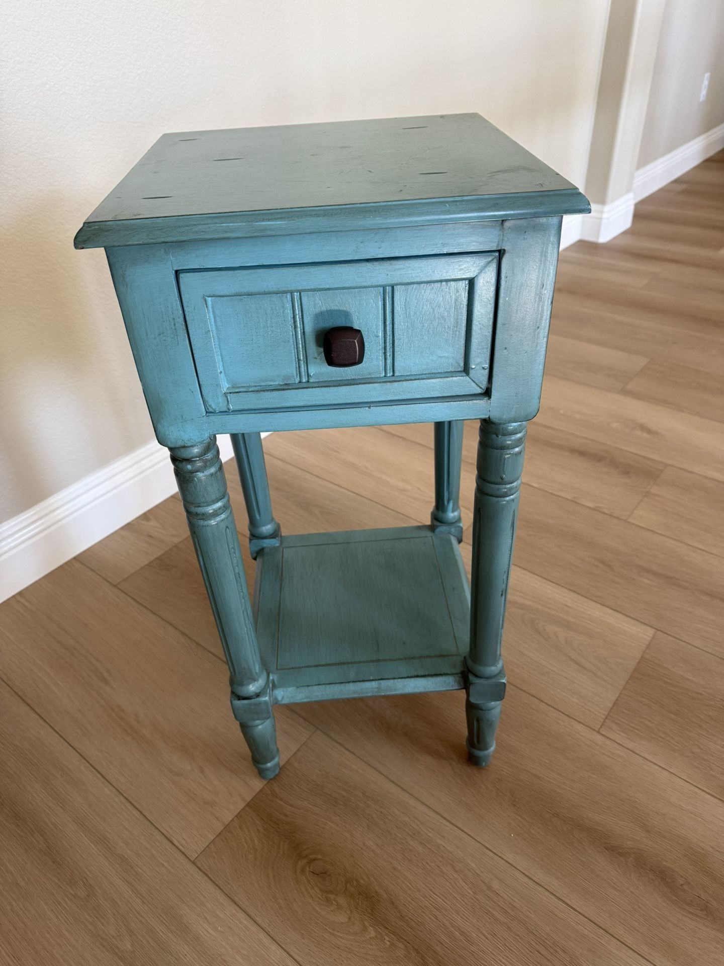 Night Stand/ End Table (Teal/Turquoise  Color)