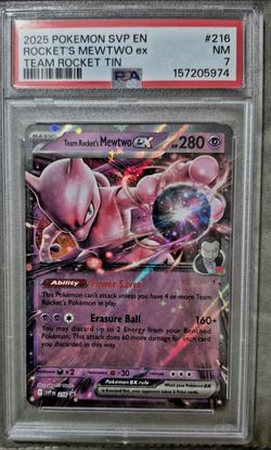 2025 Team Rocket's Mewtwo ex promo 216