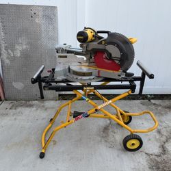 12” Dewalt Miter Saw And Stand