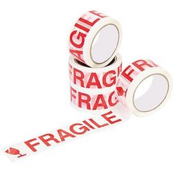 Strong Tape Fragile Red on White 